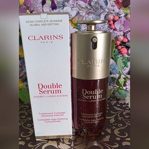 50 ml. Clarins Double Serum in Deep Brown Bottle. NIB.